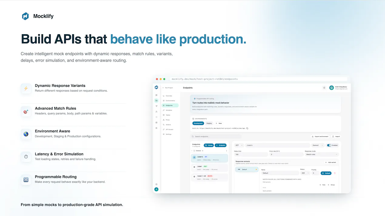 Mocklify product