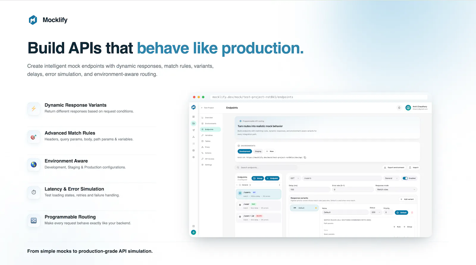 Mocklify screenshot 1