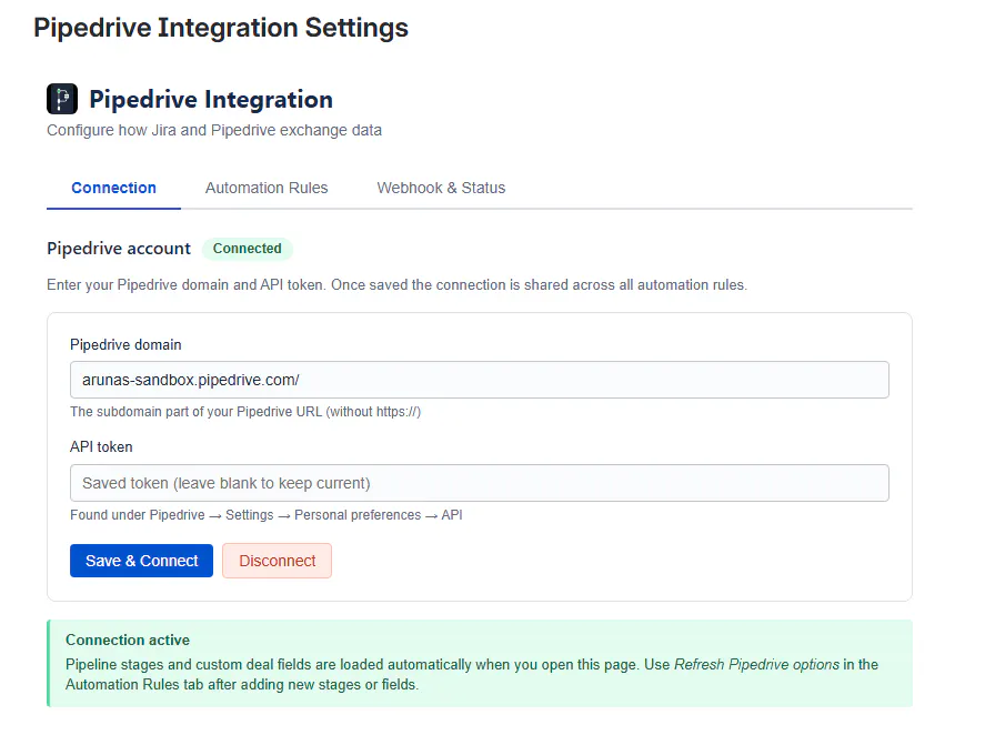 Pipedrive Integration for Jira gallery image