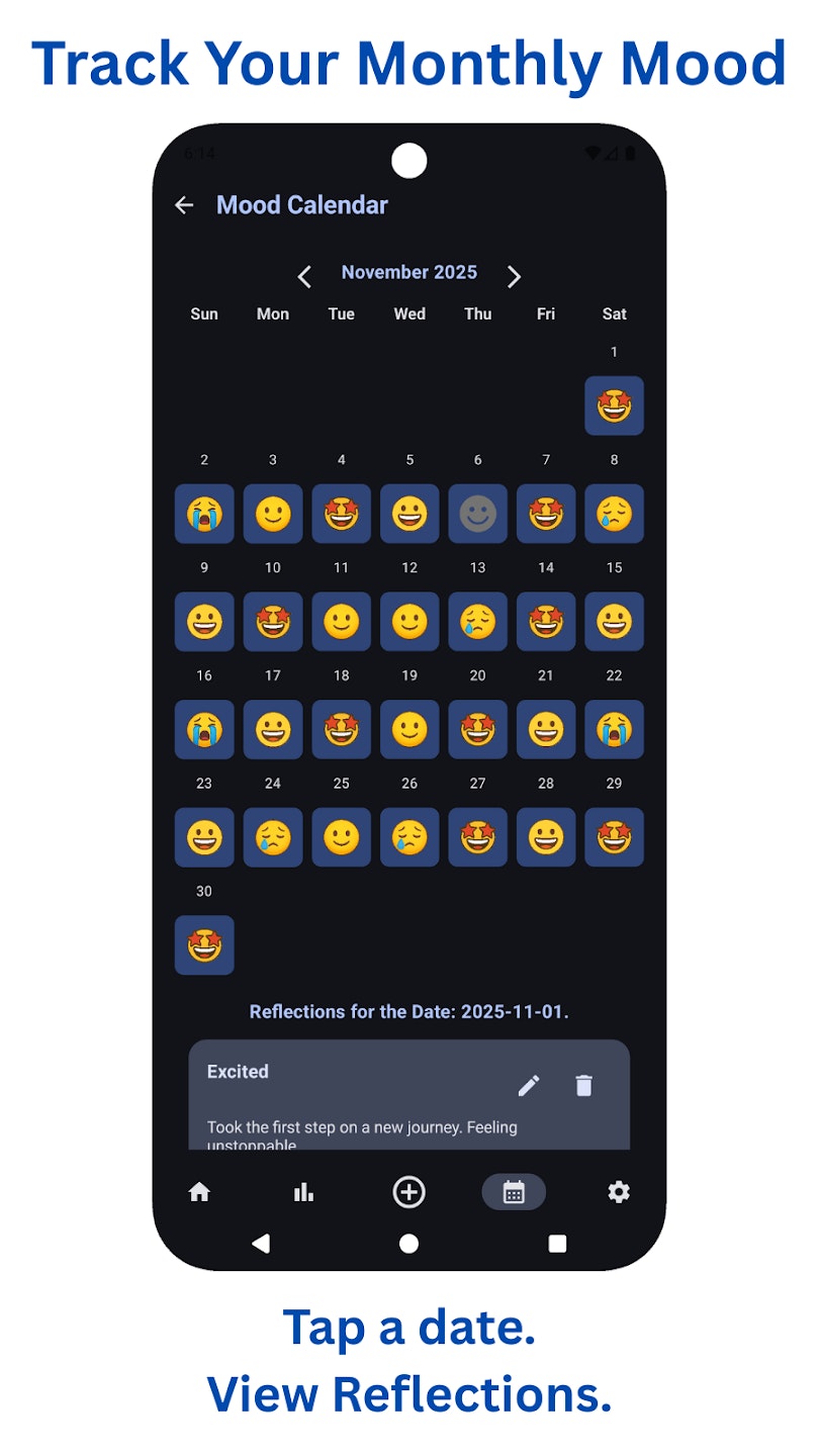 Daily Reflection Journal - Screenshot 5 showing product features and functionality
