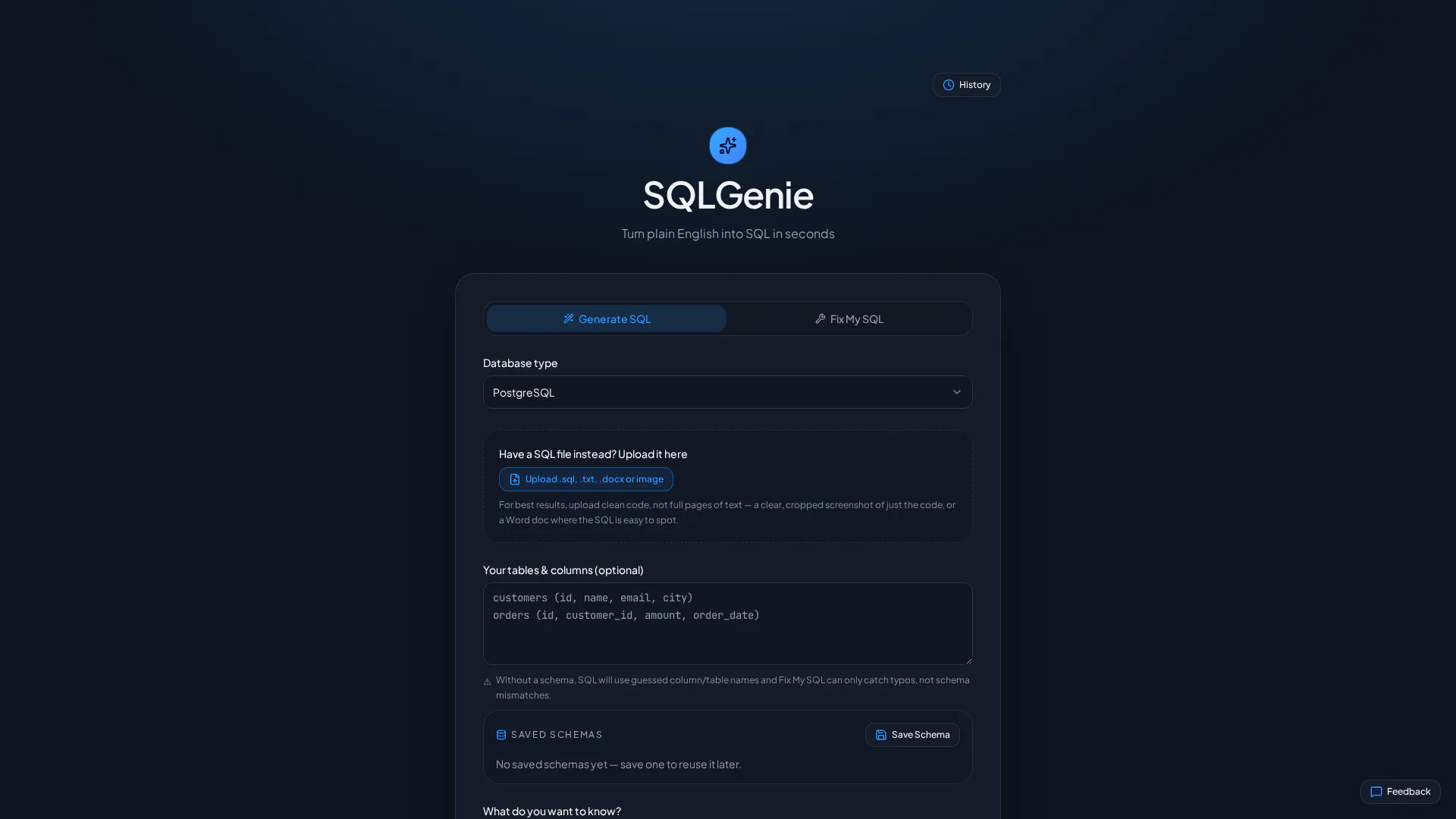 SQLGenie gallery image