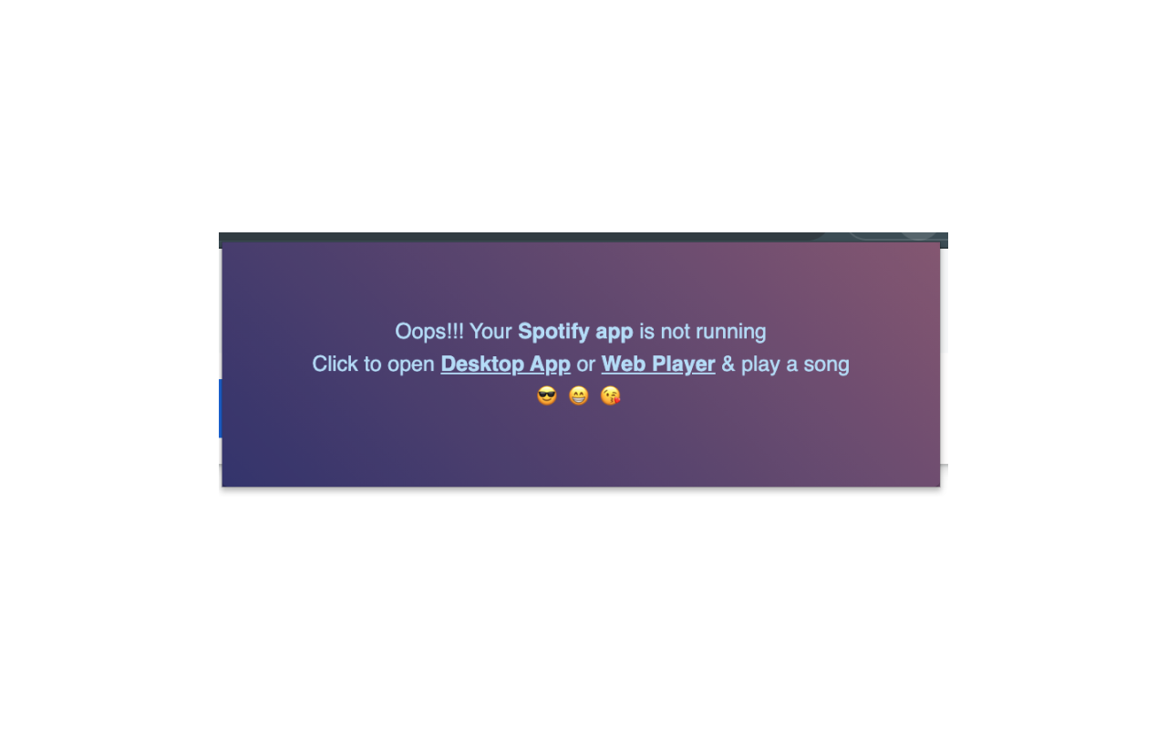 Spotify web extension gallery image