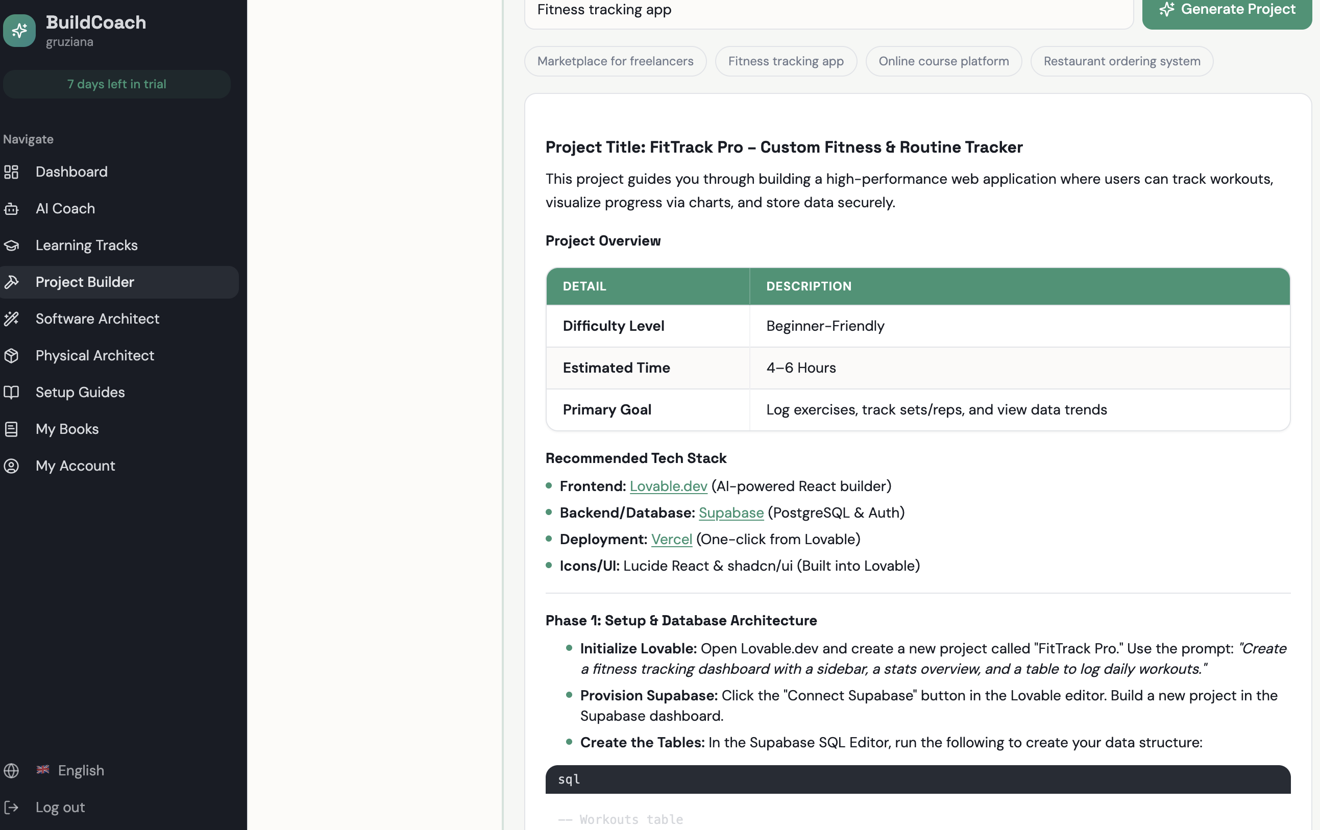 Build Coach gallery image