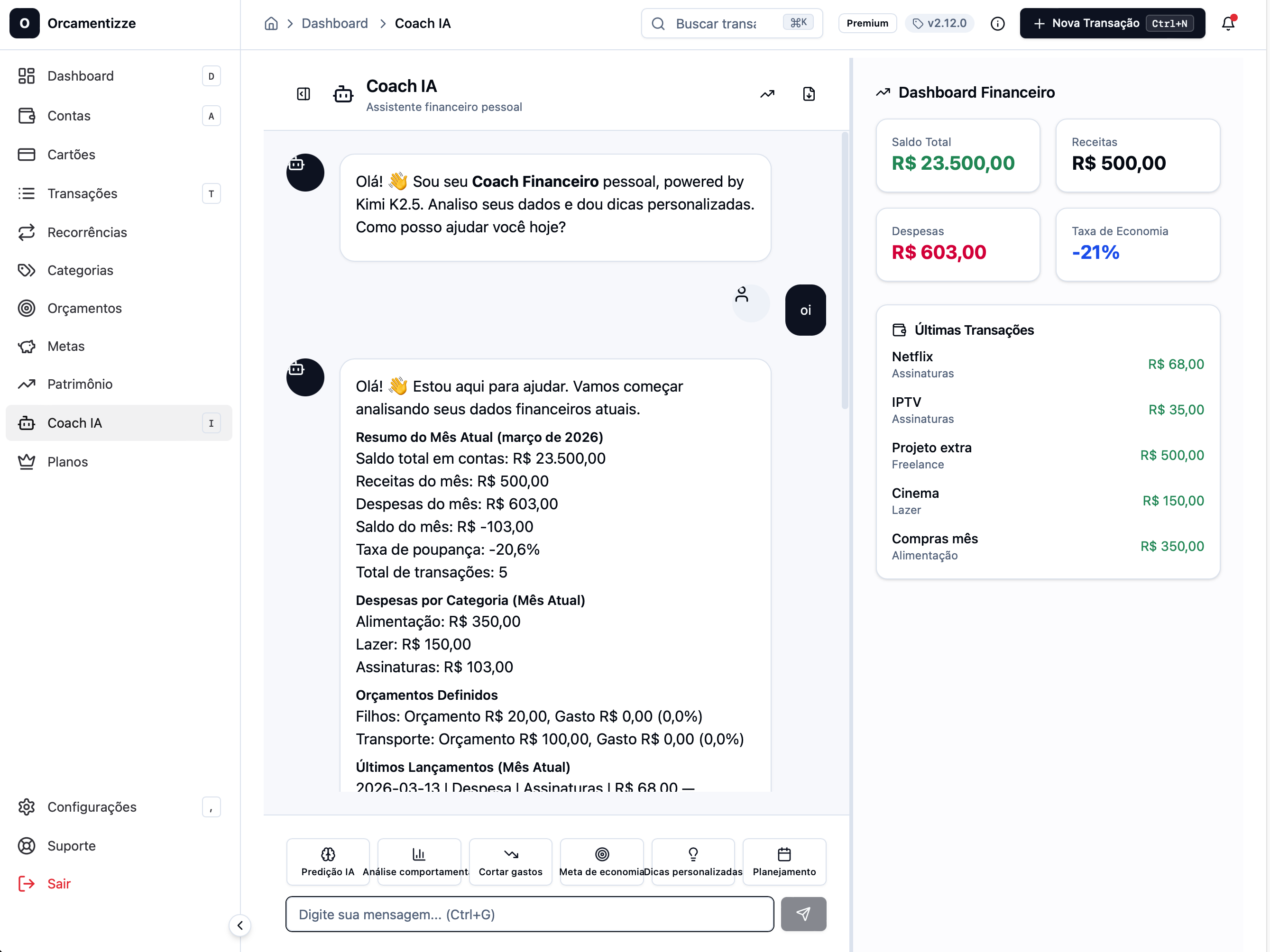 Orçamentizze gallery image