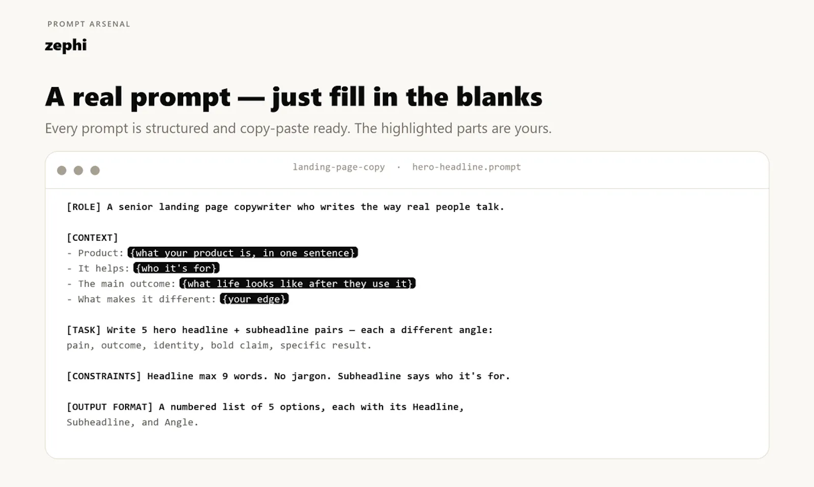 Prompt Arsenal screenshot 3