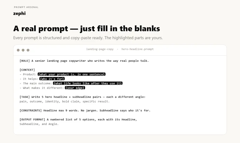 Prompt Arsenal screenshot 3