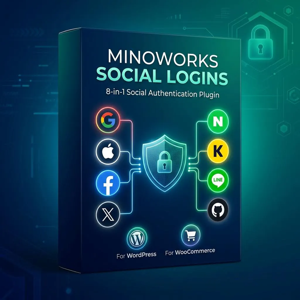 Minoworks Social Logins WordPress Plugin