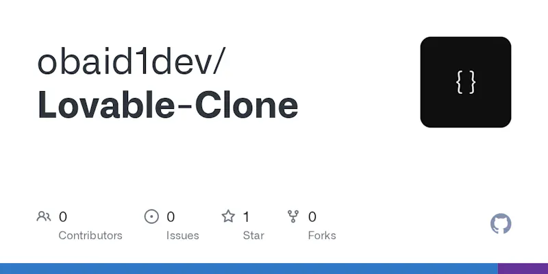 Open-Source Lovable Clone screenshot 1