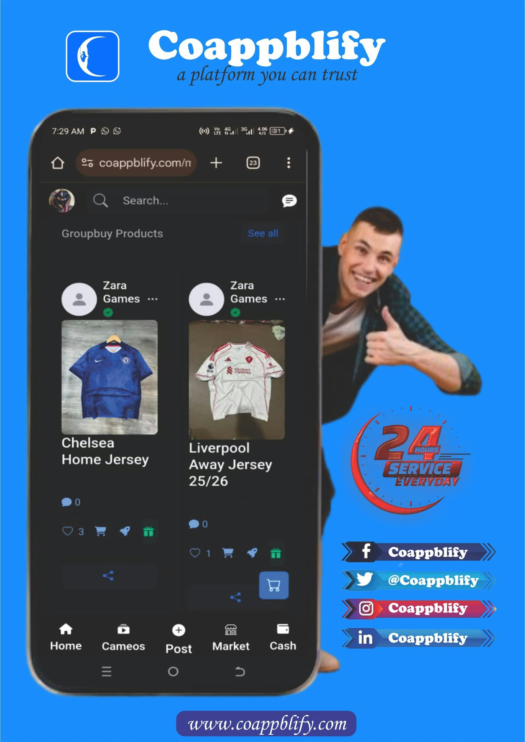 Média Coappblifier - Faire du commerce électronique pour devenir social. 2
