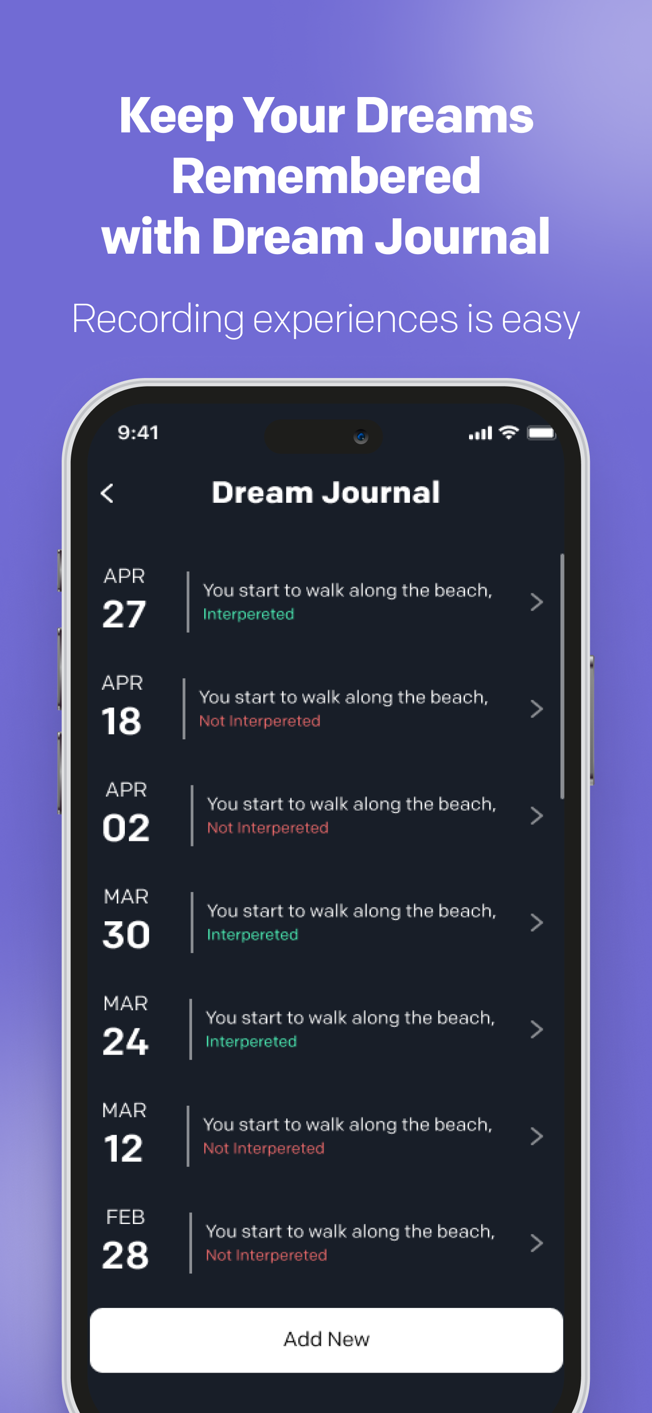 Media Tafsiran impian dengan AI - AI Dream Interpretation & Dreams Dictionary & Journal 7