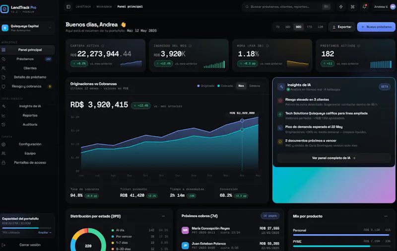 LendTrack Pro screenshot 1