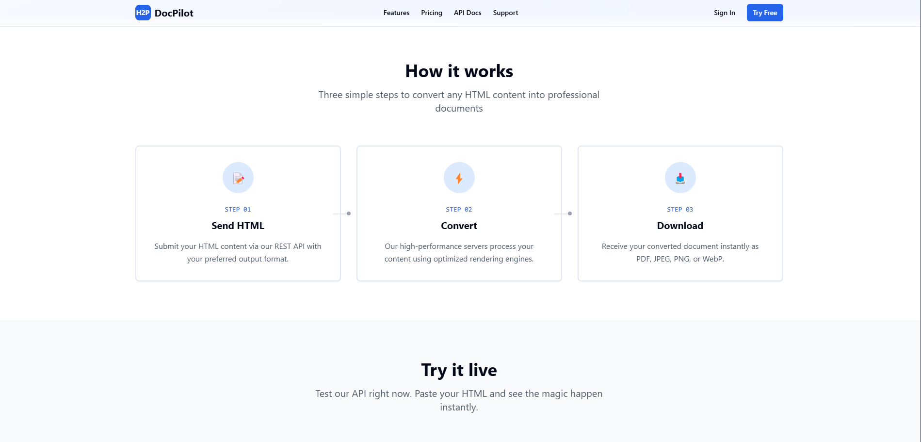 Docpilot - 당신의 HTML.우리 API.완벽한 PDF. 미디어 2