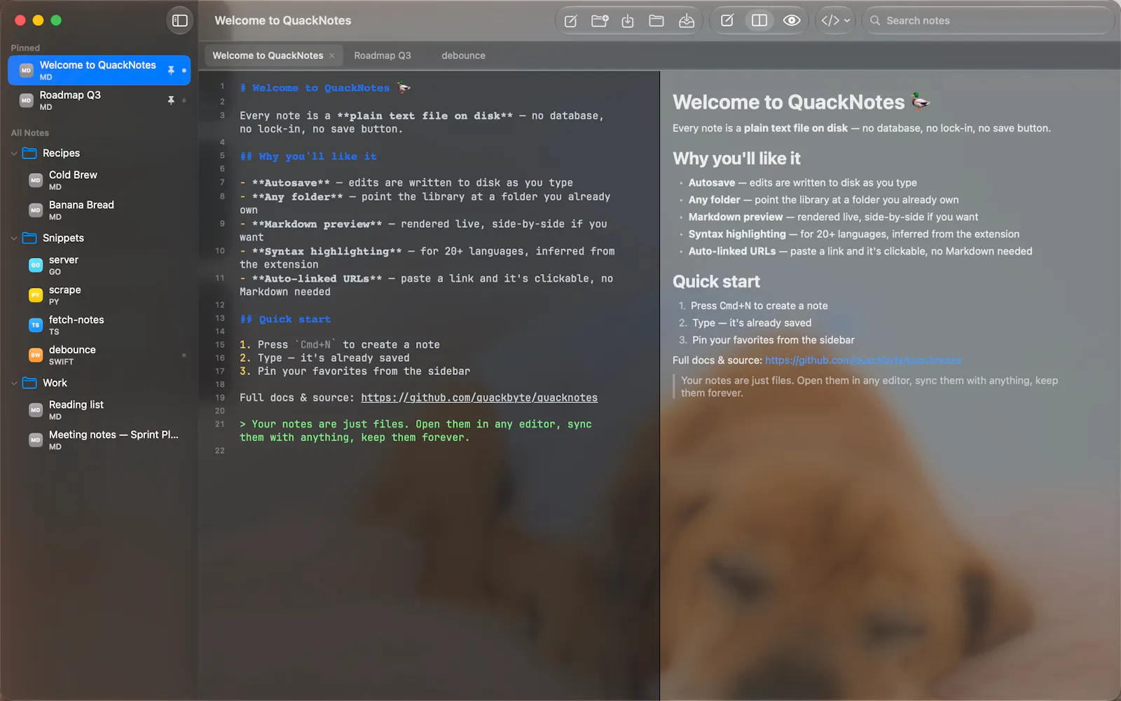 QuackNotes screenshot 20
