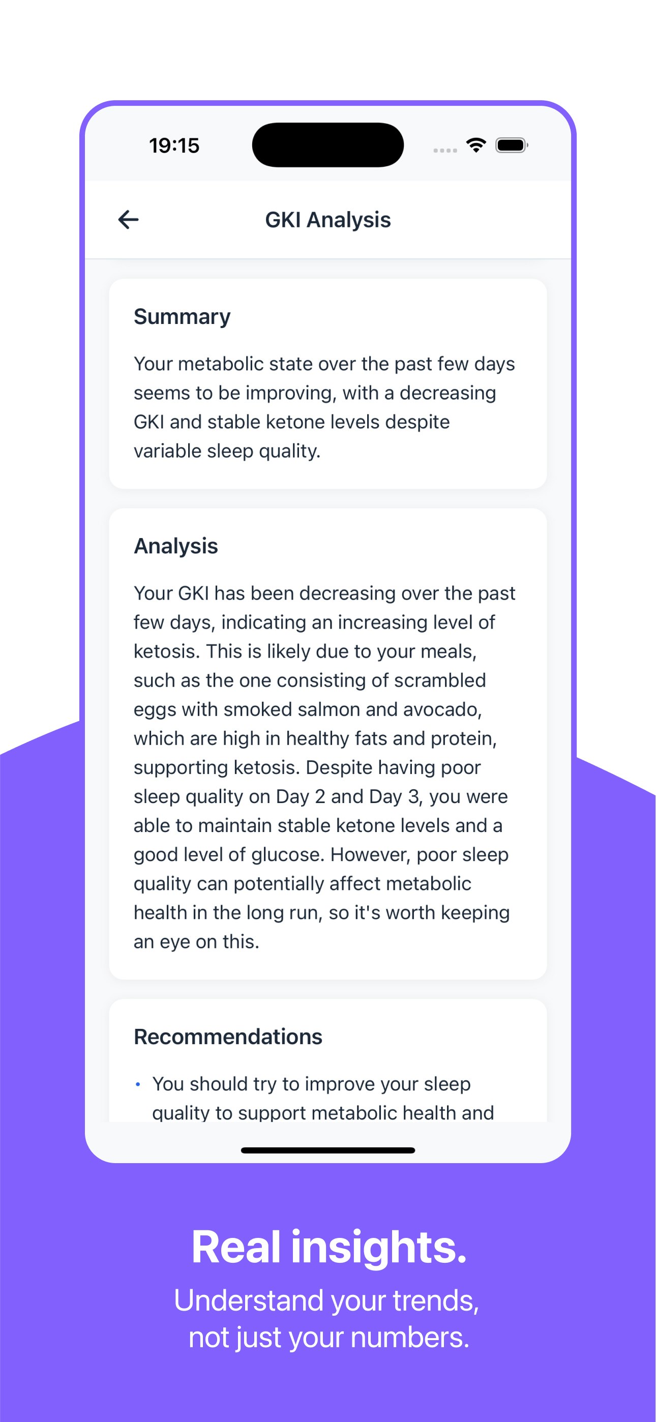 Keto & fasting GKI tracker gallery image
