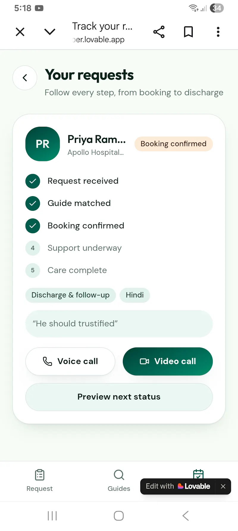 CareBridge screenshot 3