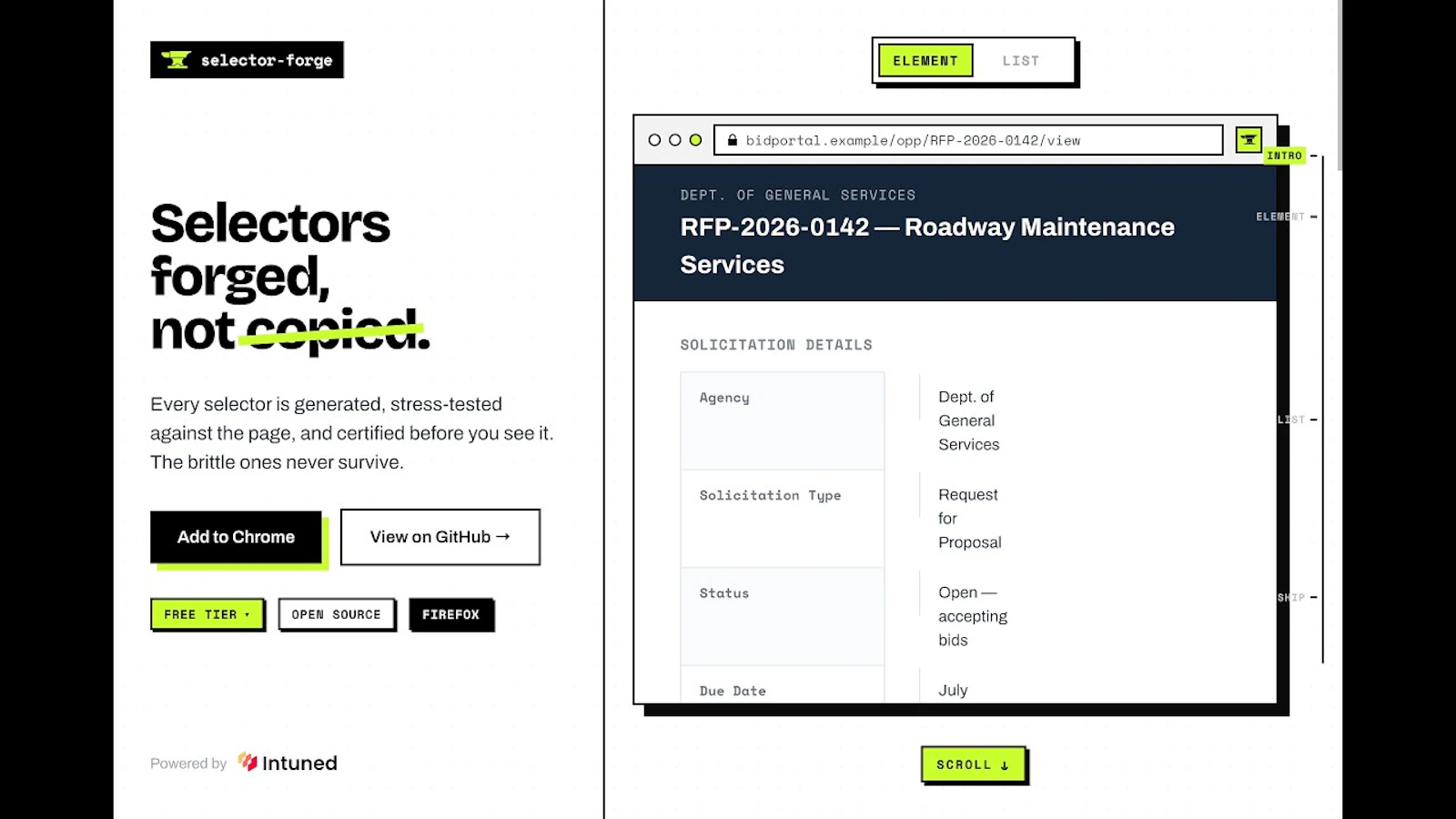 Selector Forge screenshot 1 (video preview)