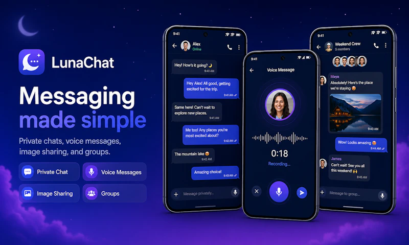 LunaChat screenshot 1