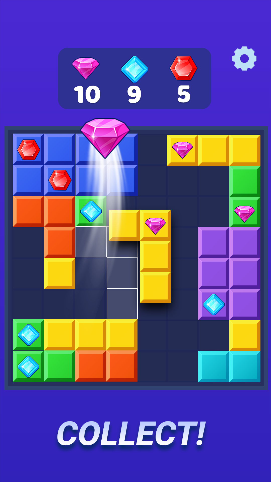 Color Blocks Puzzle - Screenshot 3 showing product features and functionality