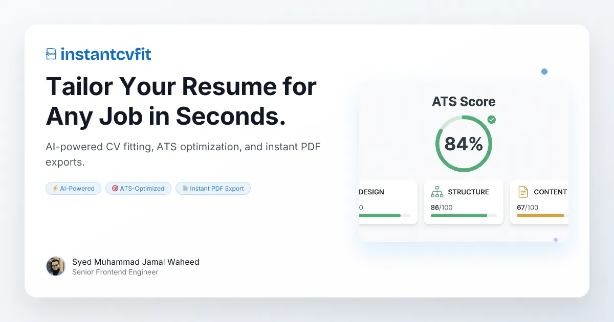 InstantCVFit gallery image