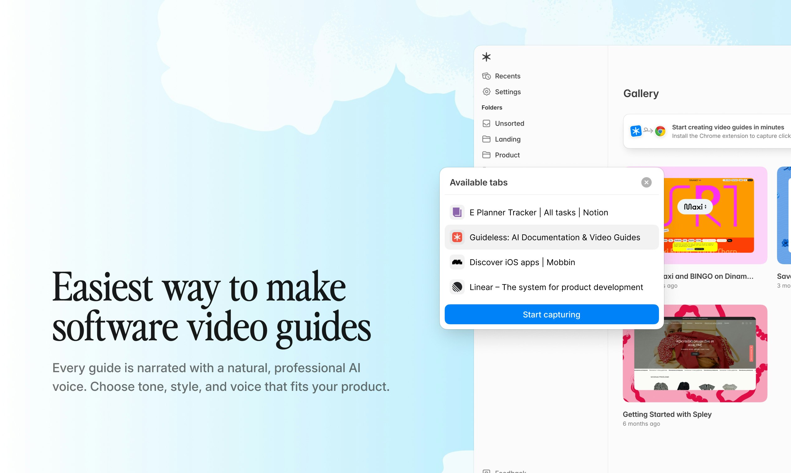 Guideless gallery image