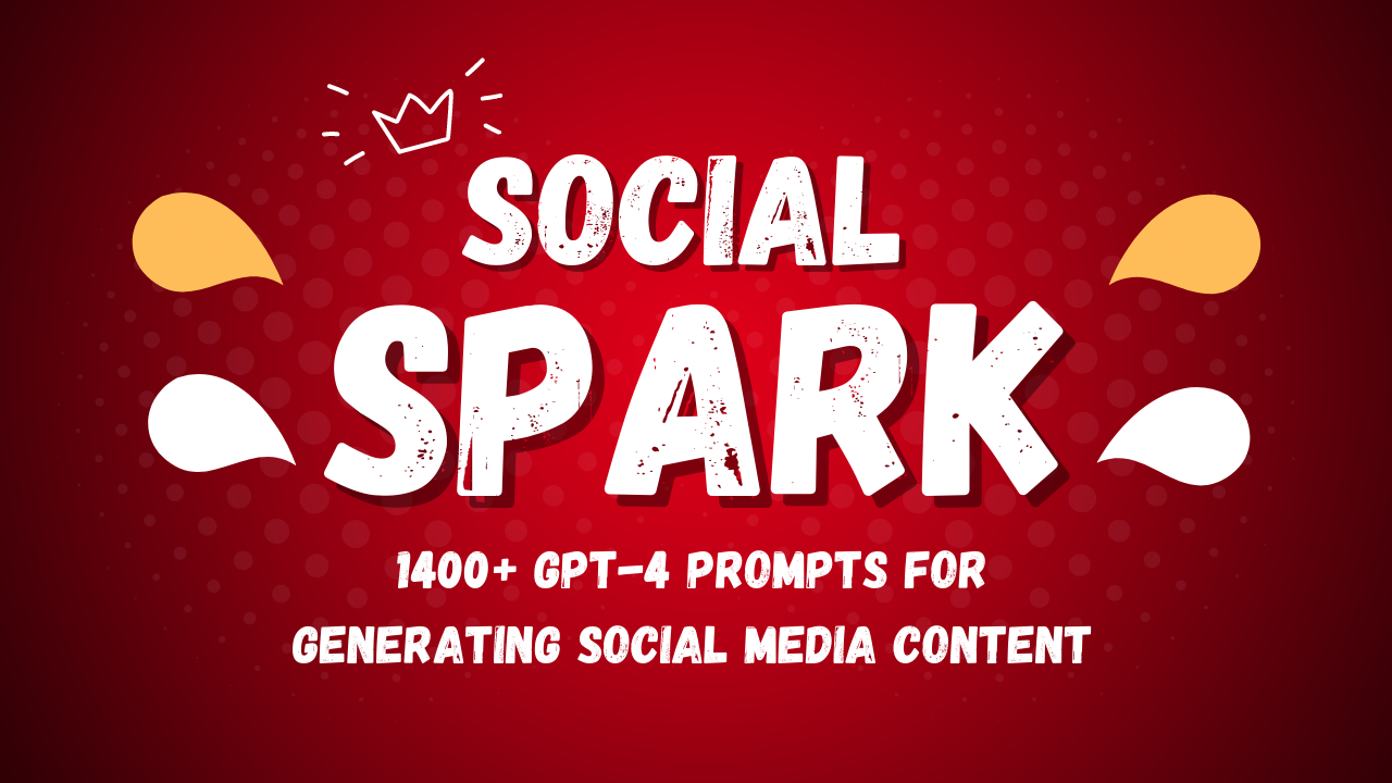1400+ GPT-4 Prompts for Social Media media 1