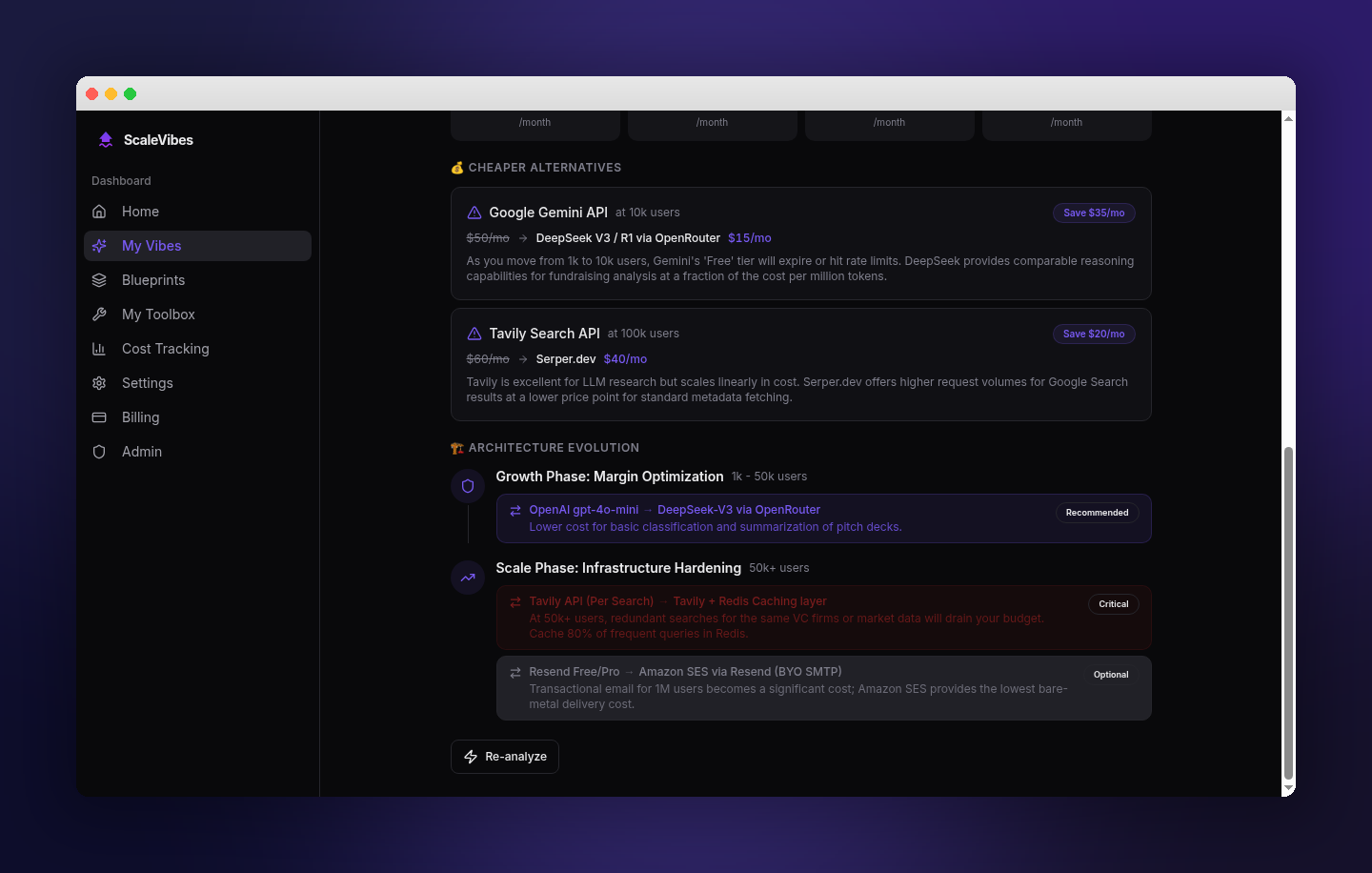 ScaleVibes — Optimize Your Vibe Stack gallery image
