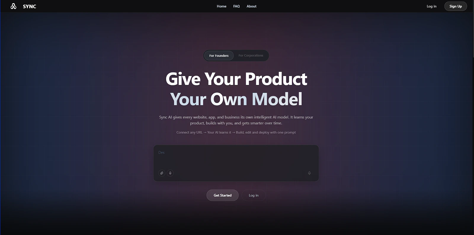 Sync AI screenshot 2