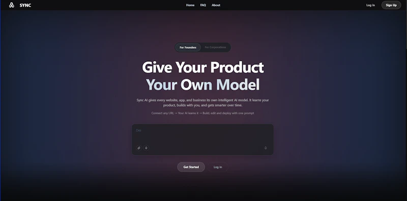 Sync AI screenshot 2