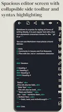 PocketMark MarkDown editor gallery image