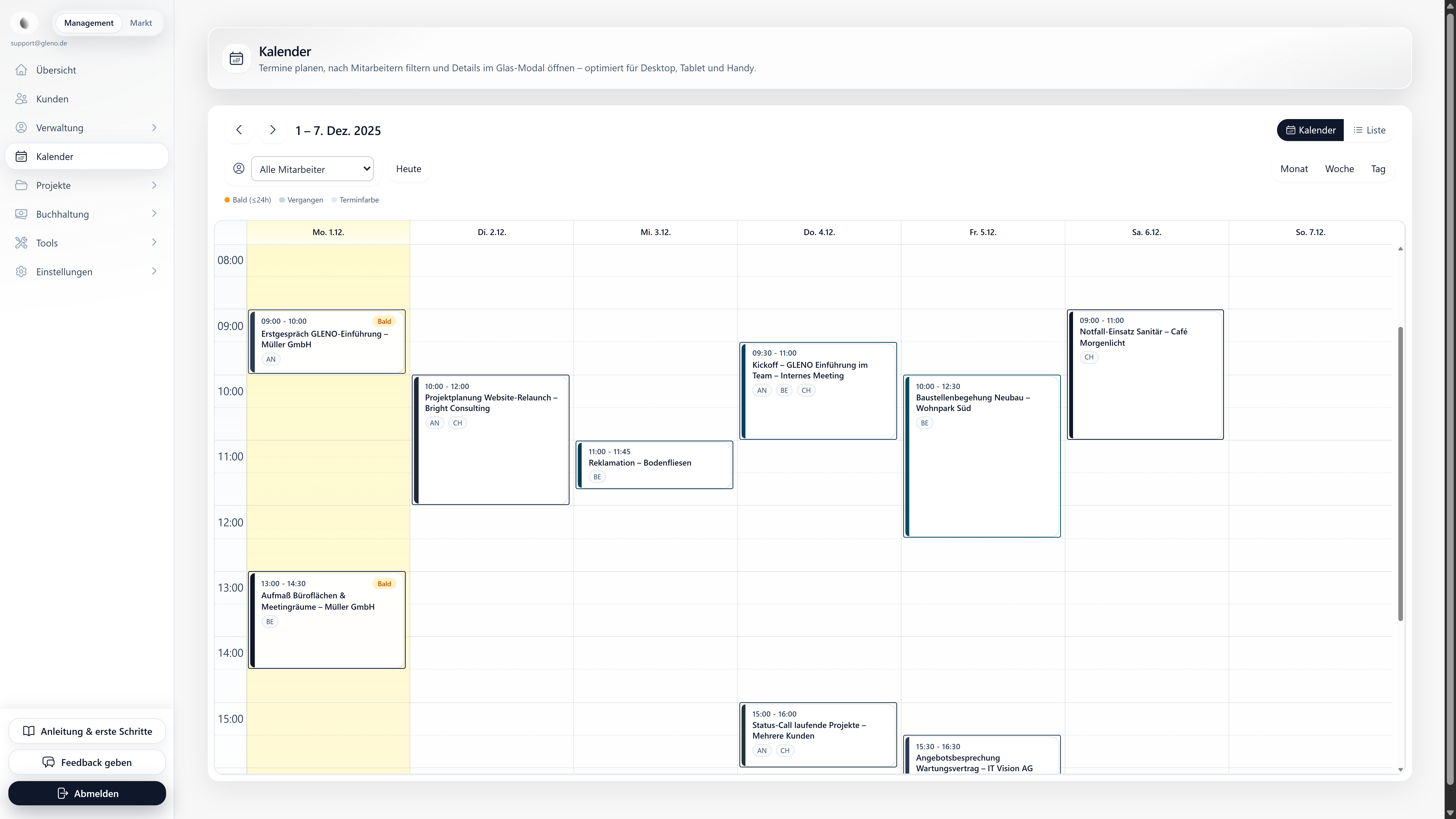 GLENO - Screenshot 4 showing product features and functionality