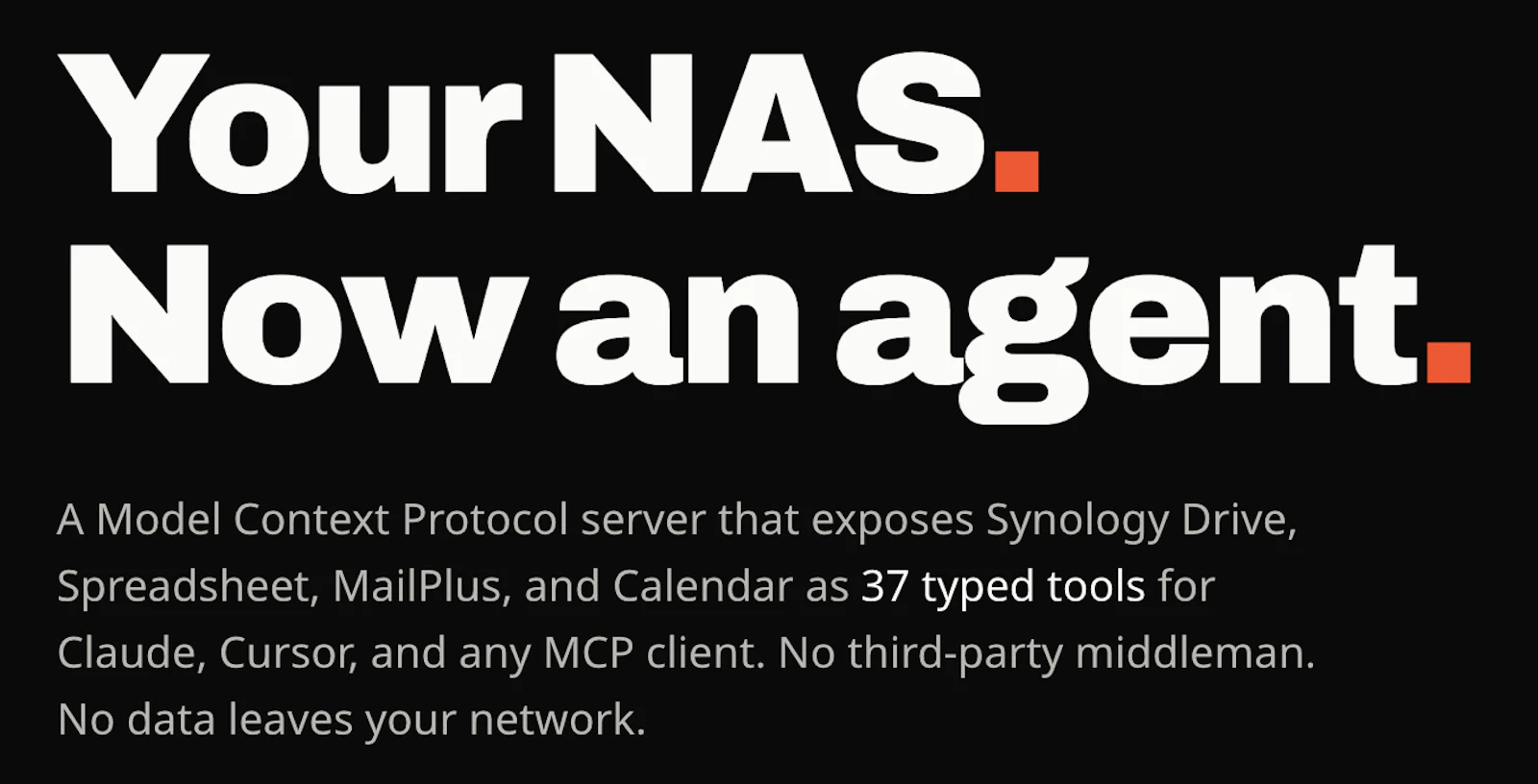 Synology MCP Server screenshot 1