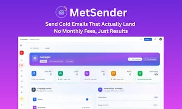MetSender - Cold Email Outreach gallery image