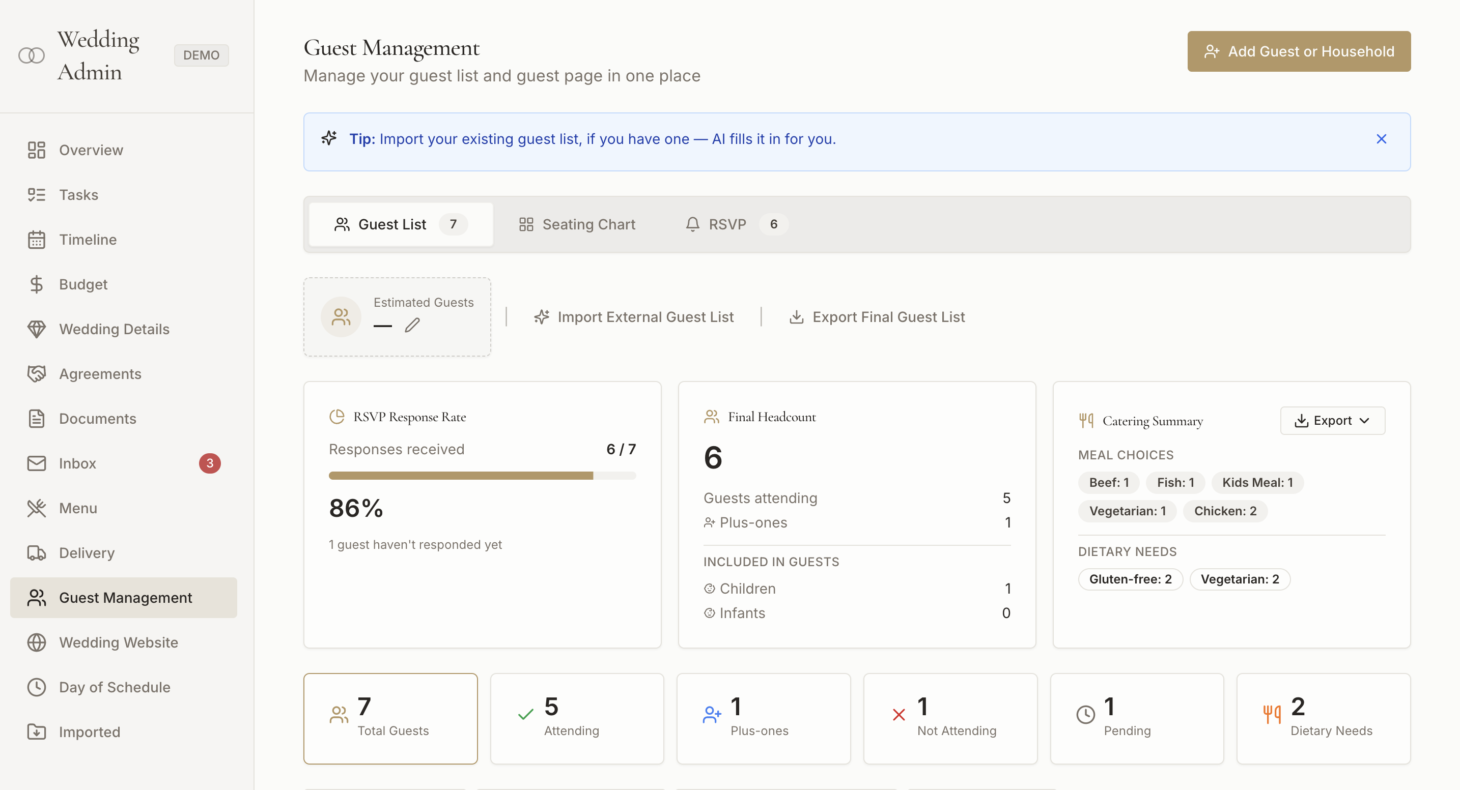 WeddingPlanningDesk - Screenshot 4 showing product features and functionality