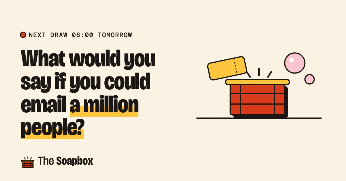 The Soapbox Email