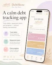 Meet Debtshore—a calm debt tracking app gallery image