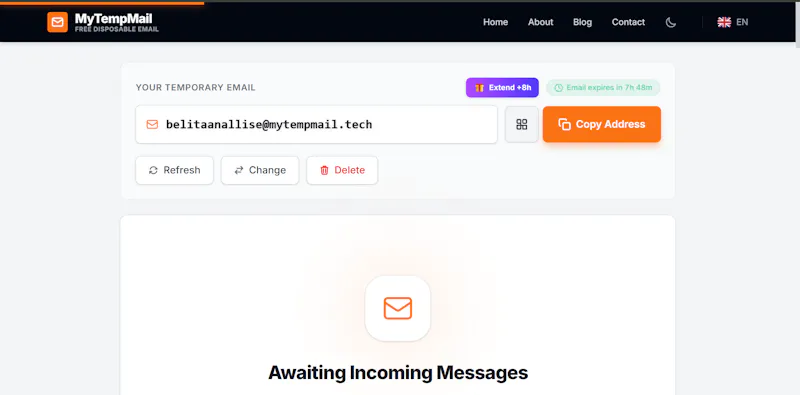 MyTempMail – Temporary Email with OTP screenshot 1