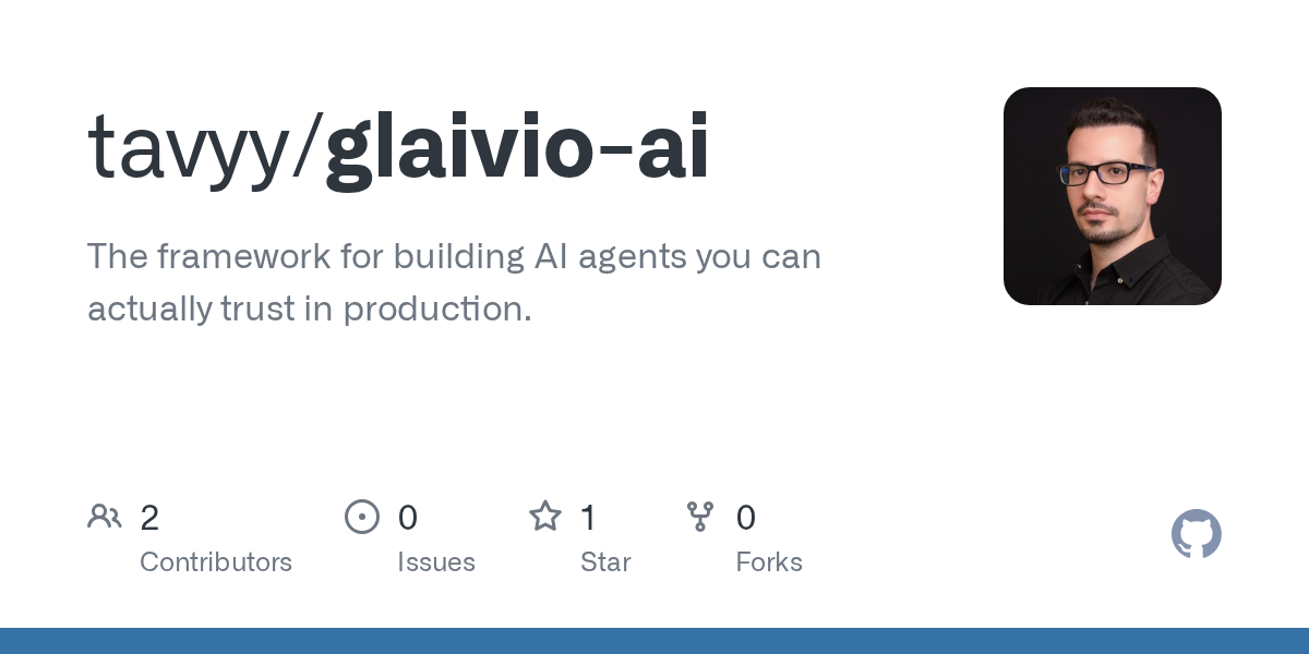 Glaivio: Reliable AI Agents in Minutes gallery image