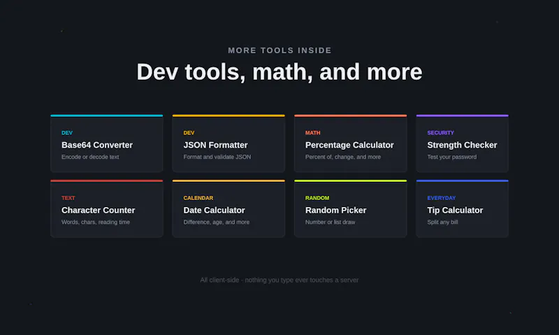 Zero Fuss Tools screenshot 2