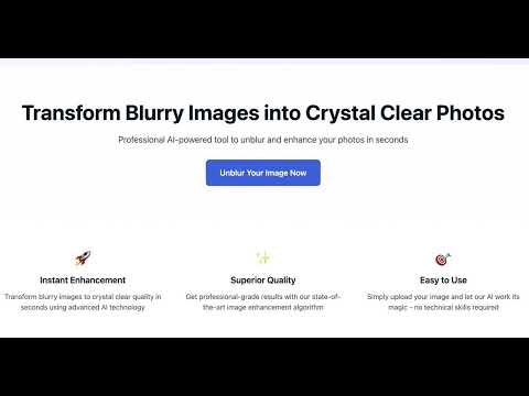 Unblur Image gallery image