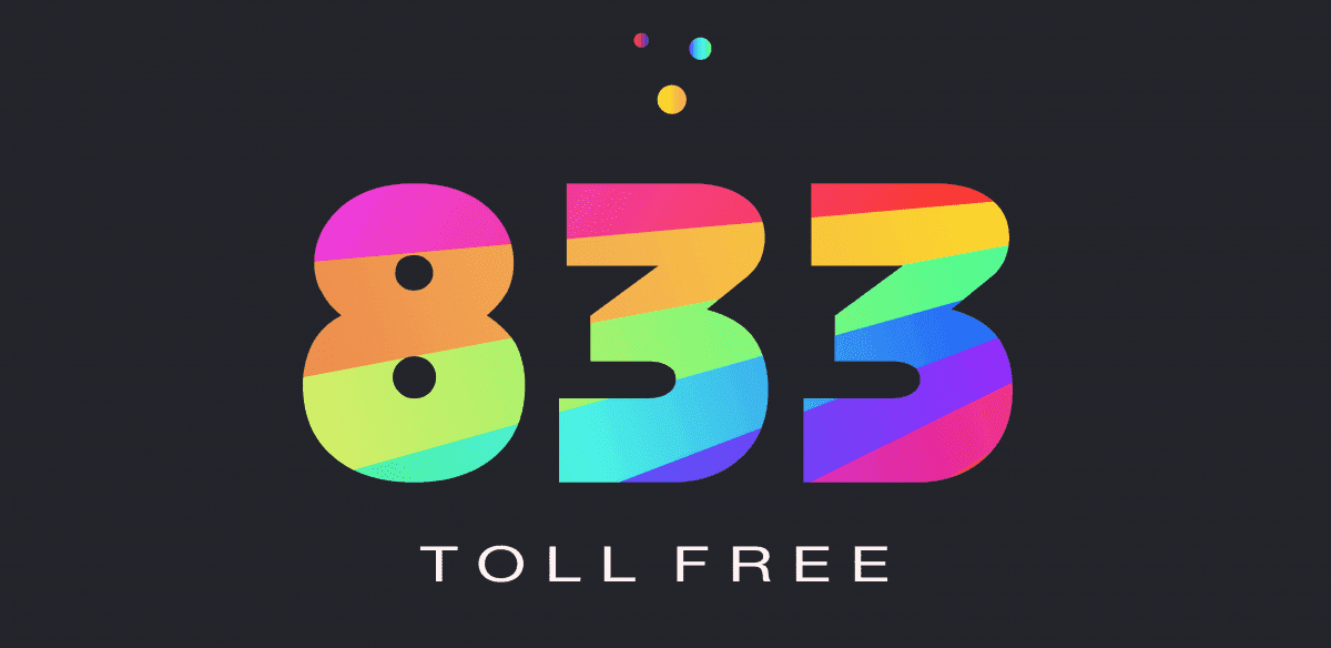 833 Code régional