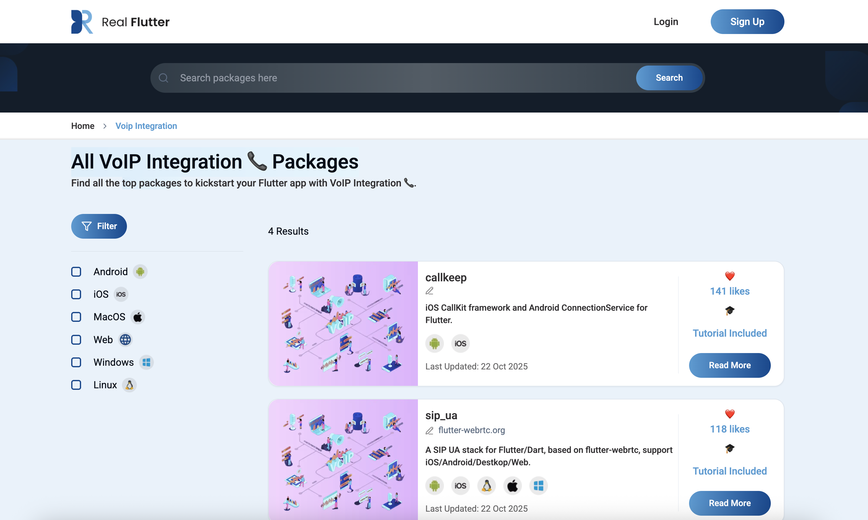 Real Flutter gallery image