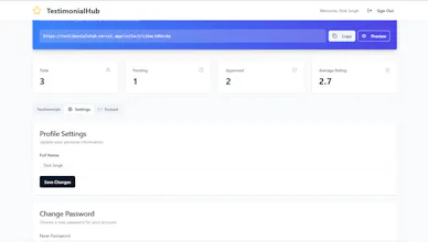 testimonialshub gallery image