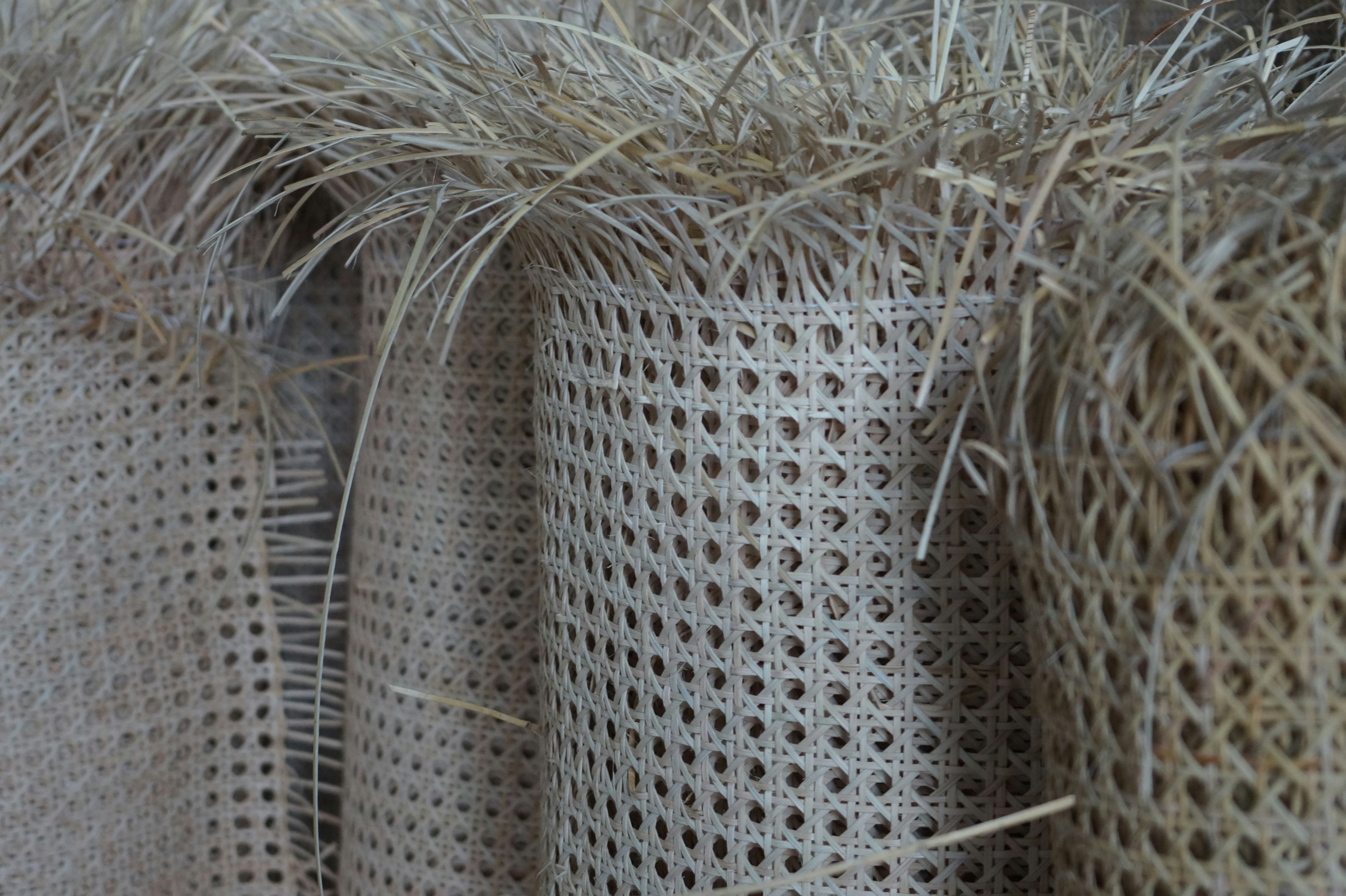 Natural nattan webbing supplier  gallery image