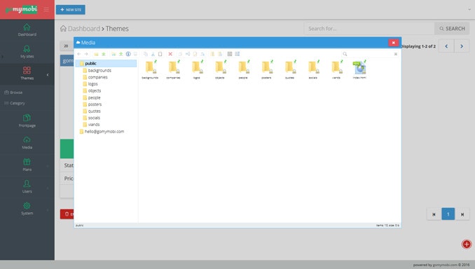 Free Online Site & Shop Builder gallery image