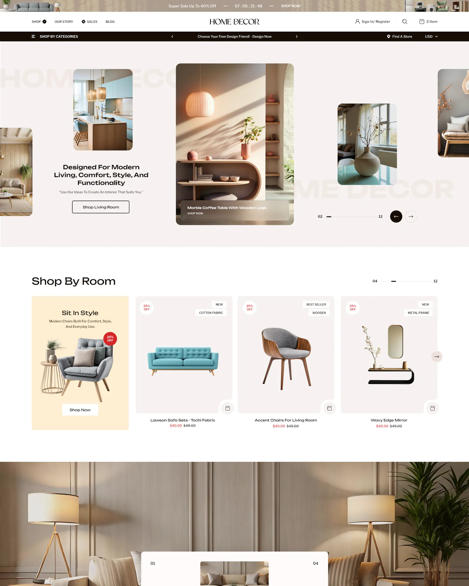 Renovate Shopify Theme screenshot 1