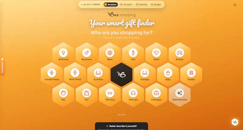 Beeshopping - AI Gift Finder screenshot 1