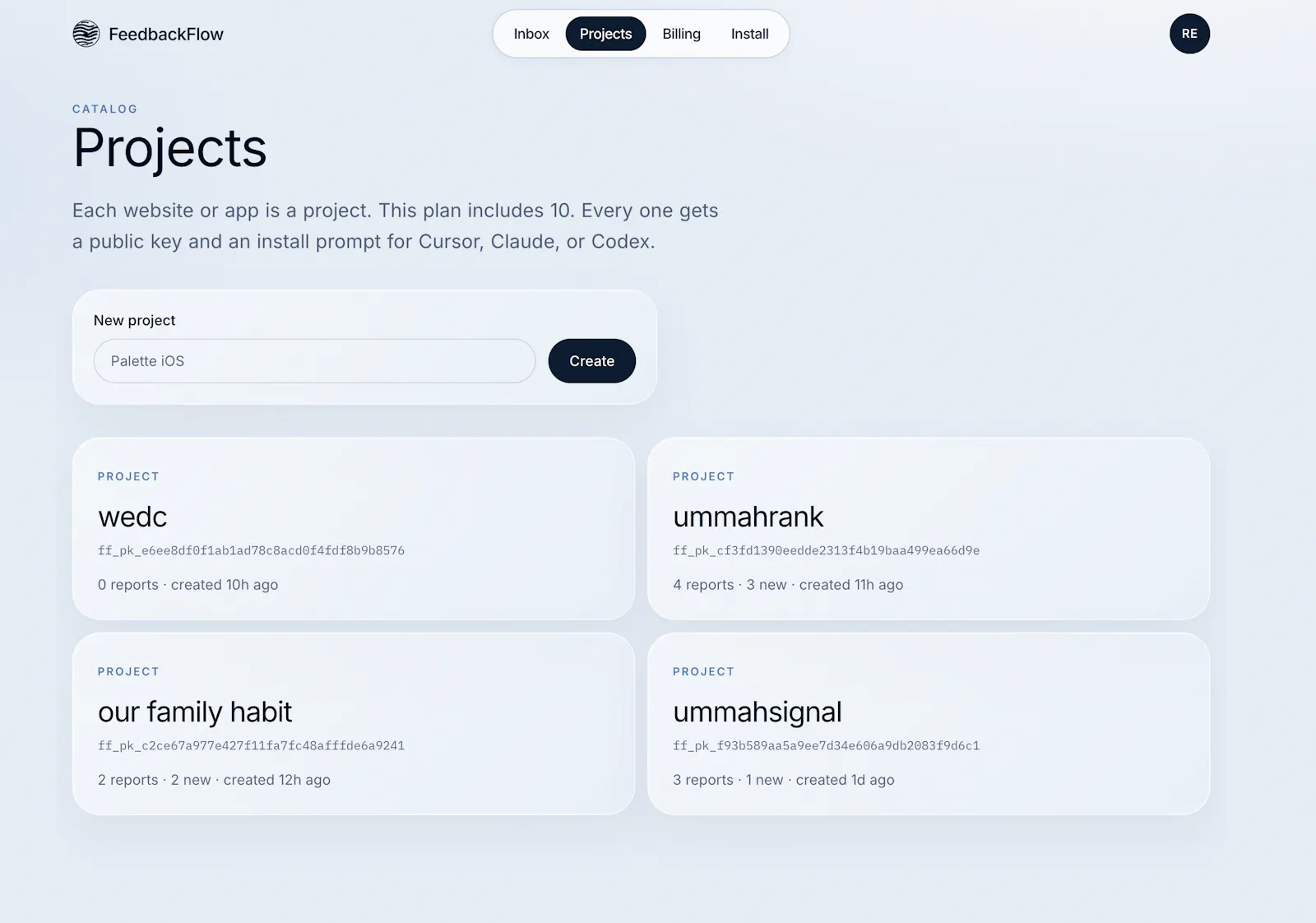 FeedbackFlow screenshot 2