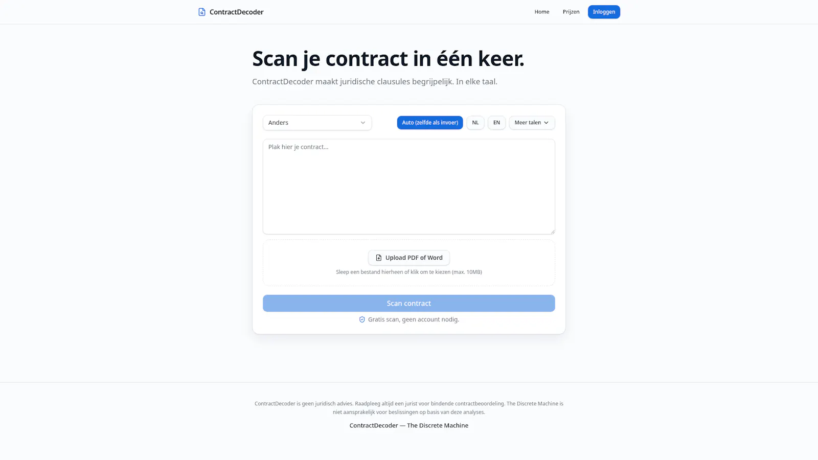 Contract Decoder screenshot 1