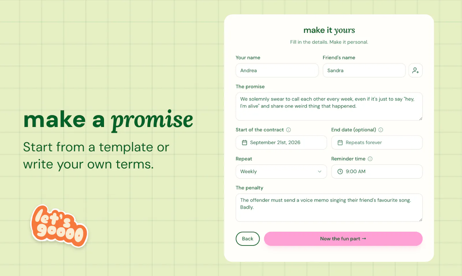 Pinky Promise screenshot 2