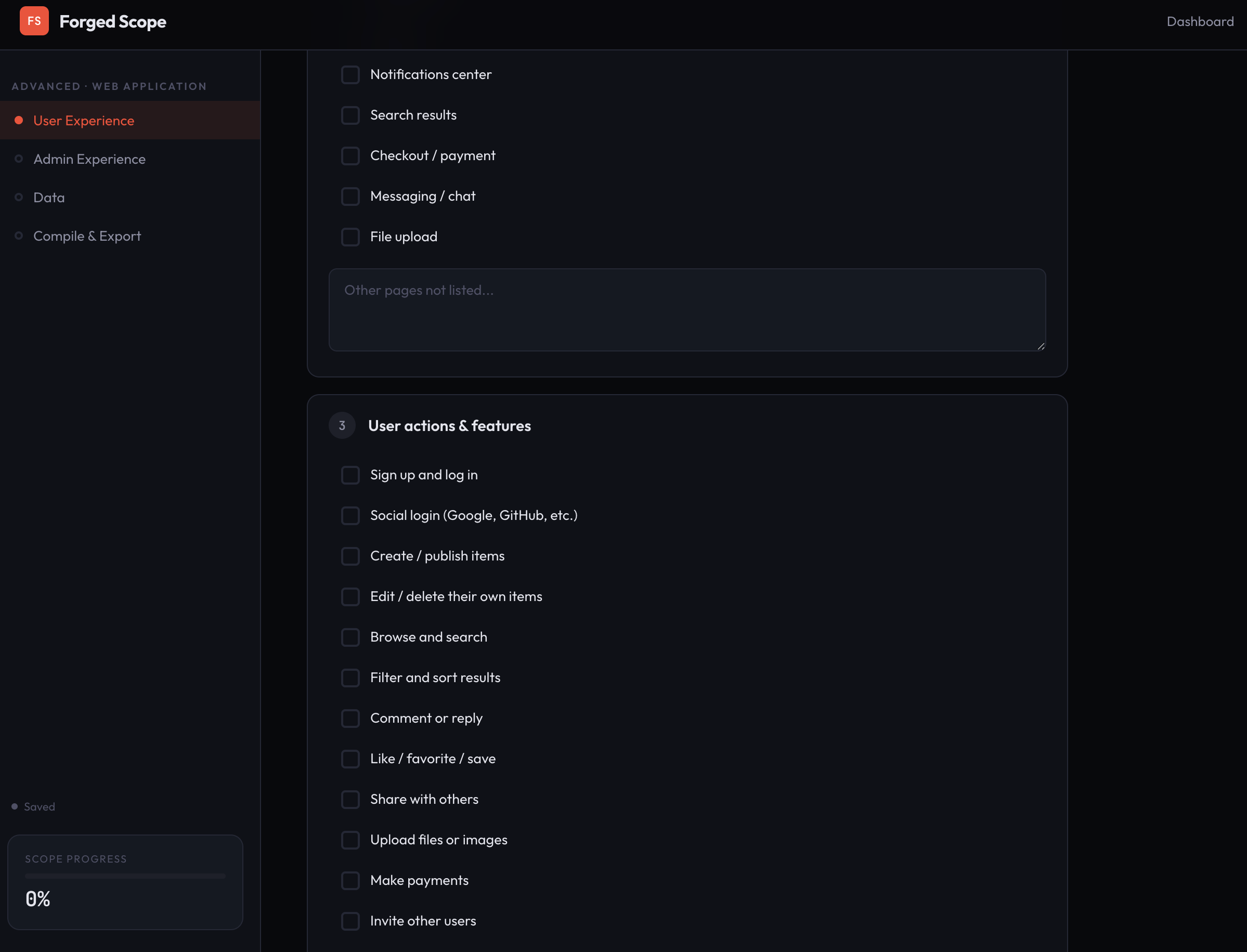 Forged Scope - Screenshot 3 showing product features and functionality
